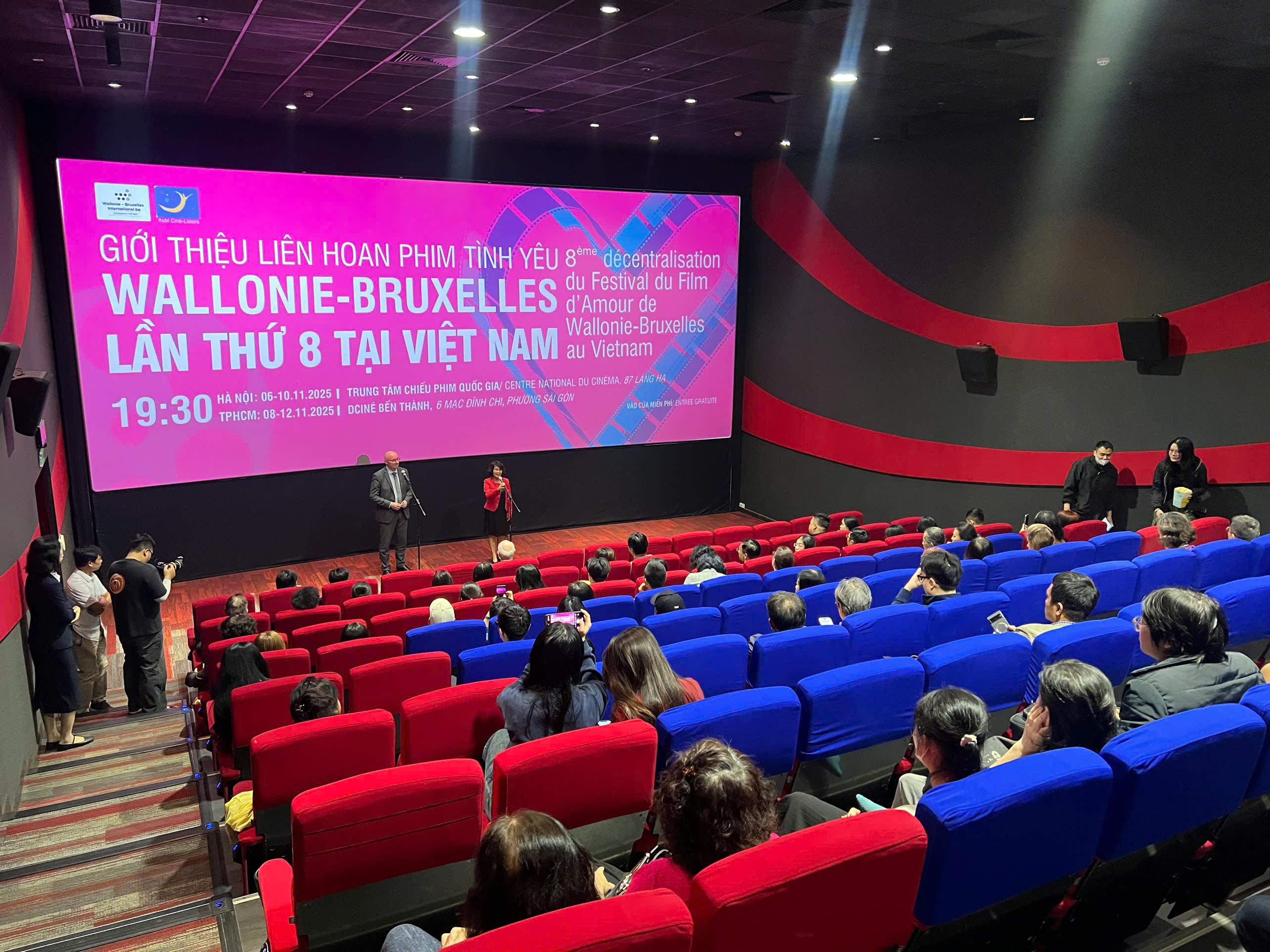 Khai mạc Liên hoan phim Tình yêu Wallonie-Bruxelles lần thứ 8
