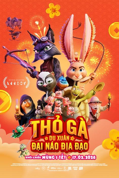 THỎ GÀ DU XUÂN ĐẠI NÁO ĐỊA ĐẠO